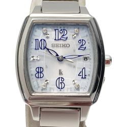☆☆ SEIKO セイコー ルキア リミテッドエディション 1B22-0BE0 電波ソーラー レディース 腕時計 Bランク