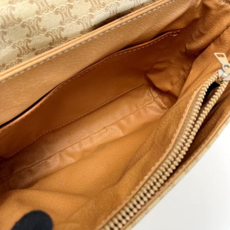  CELINE セリーヌ マカダム柄 ショルダーバッグ ポシェット 斜め掛 レディース ゴールド金具