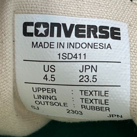  CONVERSE コンバース ALL STAR R XLARGE HI スニーカー SIZE 23.5cm ユニセックス 1SD411 ブラック×グリーン