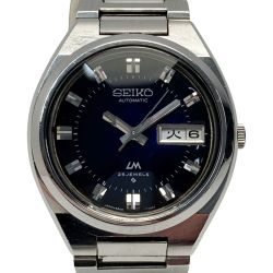 ☆☆ SEIKO セイコー ロードマチック 25石 デイデイト 5606-7340 ネイビー 自動巻き メンズ 腕時計 Cランク
