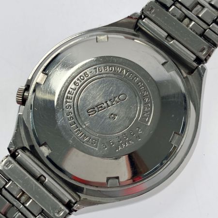  SEIKO セイコー アドバン カットガラス 6106-7680 自動巻き メンズ 腕時計 advan