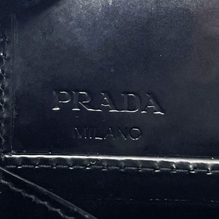  PRADA プラダ コインケース M634 ブラック レディース シルバー金具 ギャランティカード有