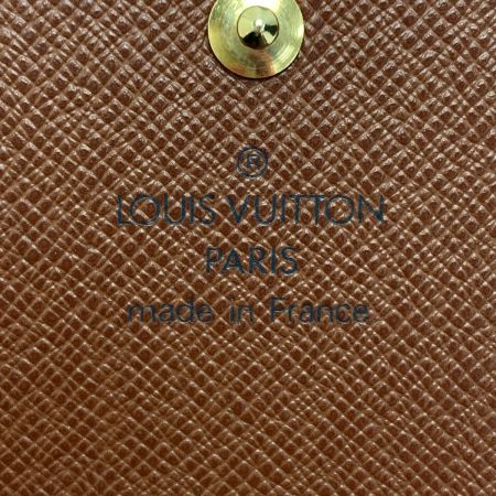  LOUIS VUITTON ルイヴィトン モノグラム ポルトモネ ビエ トレゾール M61730 2つ折り財布