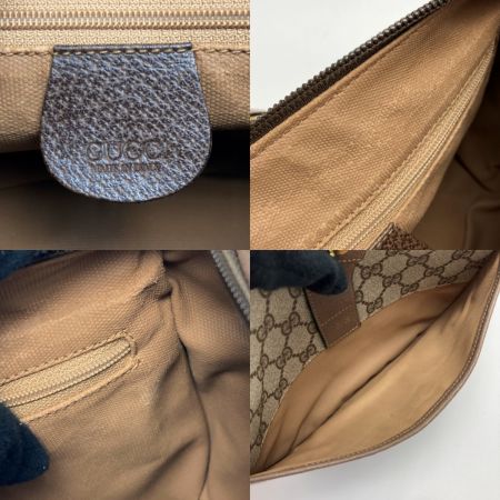  GUCCI グッチ GG シェリーライン ショルダーバッグ 001.754.6177 オールドグッチ PVC×レザー