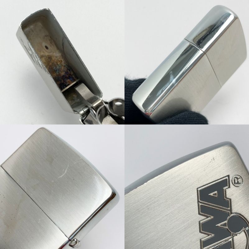 中古】 ZIPPO ジッポー ライター 1995年製 E.YAZAWA 矢沢永吉 ロゴ