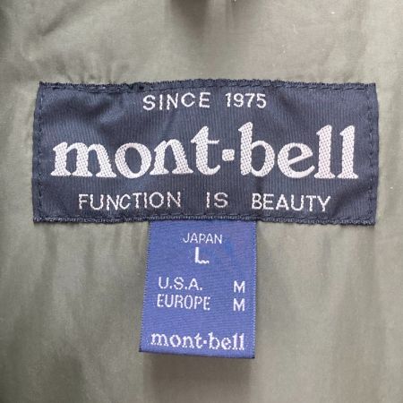  mont･bell モンベル ダウンジャケット サイズ L メンズ 1101215 オリーブ