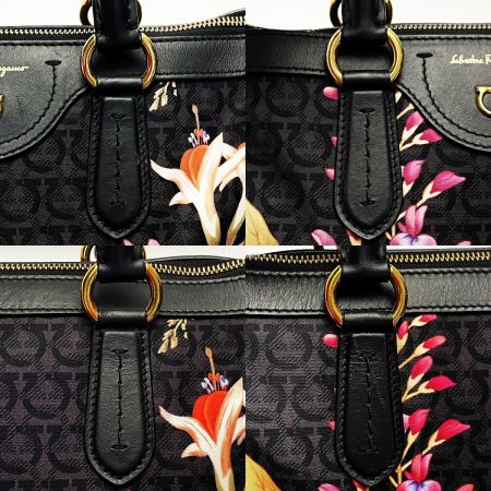  Salvatore Ferragamo サルヴァトーレフェラガモ ガンチーニ FZ-21 1074 ピンク 2WAYバッグ レディース 布袋有