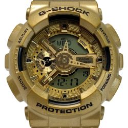 ☆☆ CASIO カシオ G-SHOCK クォーツ ラバー GA-110GD-9AJF デジアナウォッチ メンズ 腕時計 Cランク