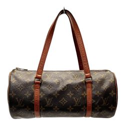 ☆☆ LOUIS VUITTON ルイヴィトン モノグラム パピヨンGM M51365 ブラウン ハンドバッグ レディース ゴールド金具 Cランク