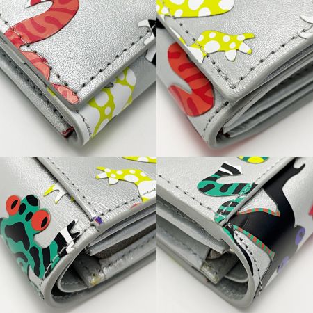  Vivienne Westwood ヴィヴィアン・ウエストウッド FROGS シルバーマルチ 2つ折り財布 レディース レザー