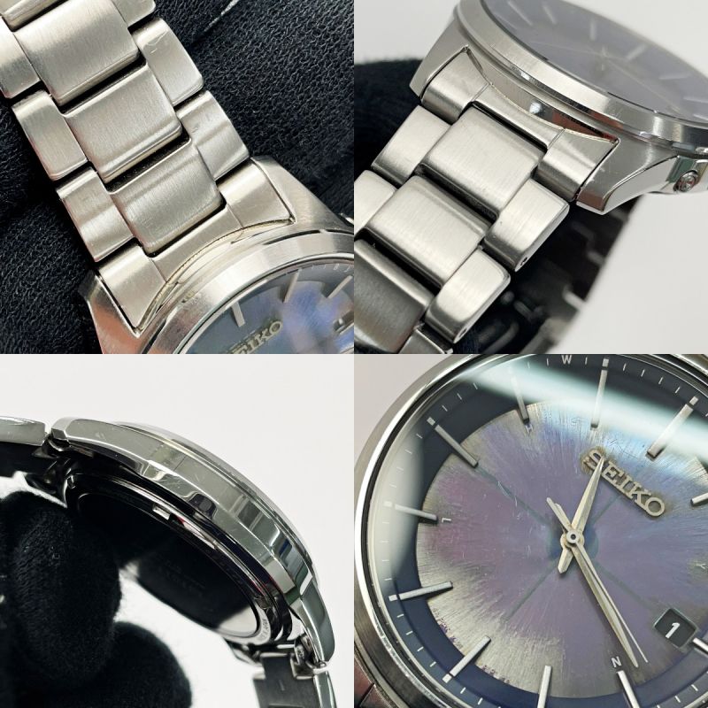 中古】 SEIKO セイコー スピリット 7B24-0BJ0 ネイビー系 電波ソーラー