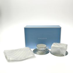 ☆☆ Wedgwood ウェッジウッド アレクサンドラ ハニーセット ティーカップ＆ソーサー＆プレート ペアセット Aランク