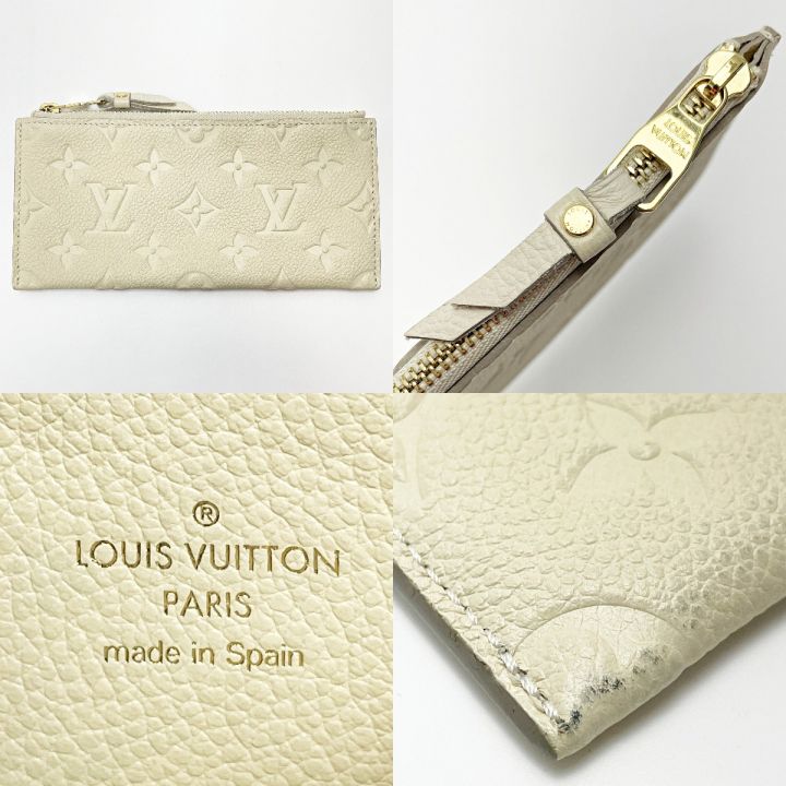 LOUIS VUITTON ルイヴィトン モノグラム・アンプラント ポルトフォイユ・キュリユーズ M60301 ネージュ ホワイト 長財布 ｜中古｜なんでもリサイクルビッグバン