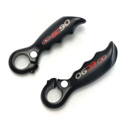 ☆☆ EASTON イーストン ハンドル バーエンド EC90 ブラック 80g カーボン 自転車用品 Bランク