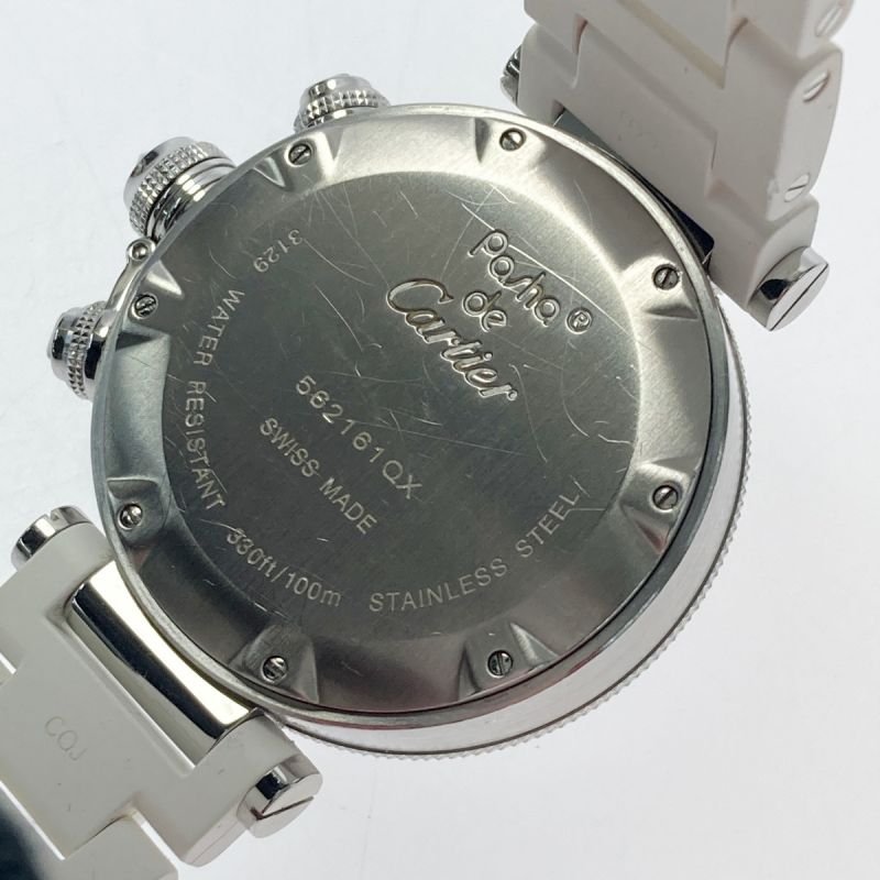 中古】 Cartier カルティエ パシャ シータイマー クロノグラフ ...