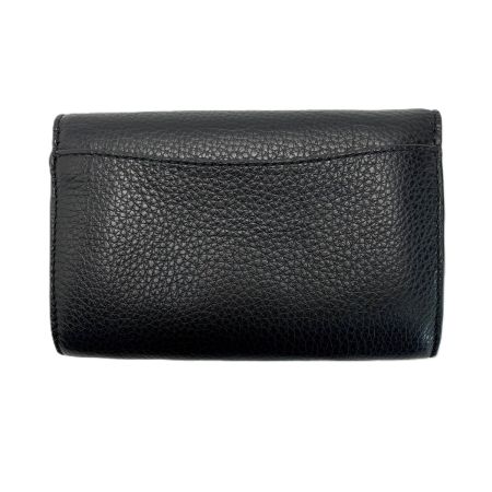  COACH コーチ 2つ折り財布 クリオ ウォレット C6896 ブラック レディース レザー