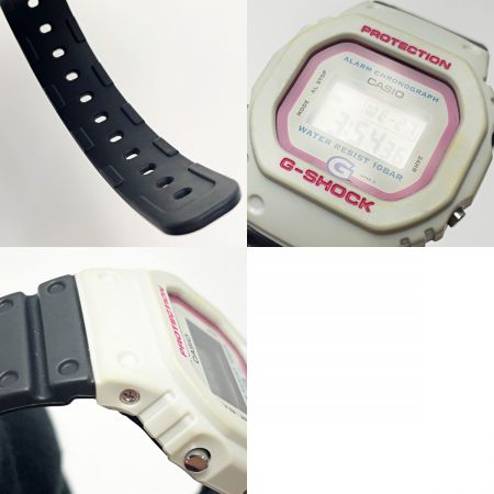  CASIO カシオ G-SHOCK DW-520 ホワイト×ピンク 初代モデル クォーツ レディース 腕時計