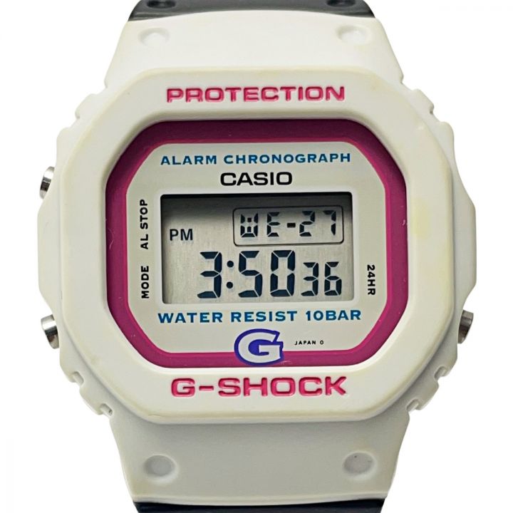 CASIO カシオ G-SHOCK DW-520 ホワイト×ピンク 初代モデル クォーツ レディース 腕時計｜中古｜なんでもリサイクルビッグバン