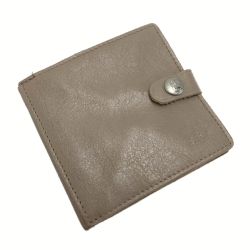 ☆☆ IL BISONTE イルビゾンテ 2つ折り財布 レザー SBW015-PV0005-GY103 グレー ユニセックス Bランク