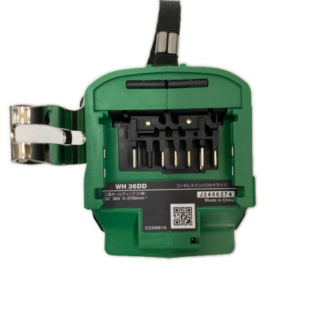  HiKOKI ハイコーキ コードレスインパクトドライバ 36V WH36DD 2XHLSZ グリーン 未使用品