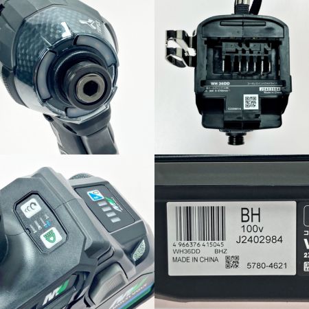  HiKOKI ハイコーキ インパクトドライバ ストロングブラック WH36DD 2XHBSZ