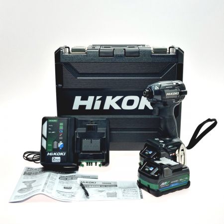  HiKOKI ハイコーキ インパクトドライバ ストロングブラック WH36DD