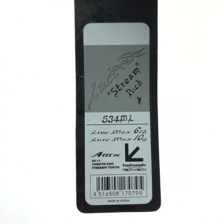  tailwalk テイルウォーク LUCIFER 534ML ロッド LUCIFER 534ML ロッドケース付き