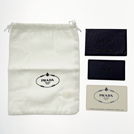  PRADA プラダ がま口財布 1M0923 ブラック レディース シルバー金具 ギャランティカード・布袋有
