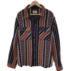 ☆☆ TENDERLOIN テンダーロイン シャツ ジャケット Native SHT JKT レッド サイズ L メンズ Bランク