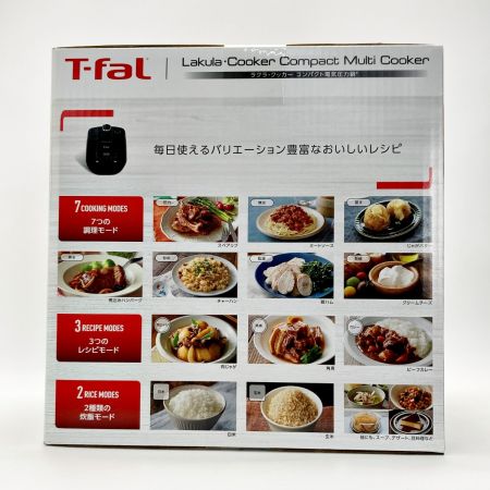  T-fal ティファール ラクラクッカー コンパクト電気圧力鍋 ブラック 2022年モデル CY3518JPA