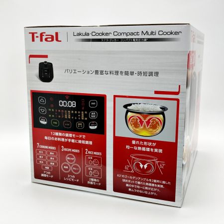  T-fal ティファール ラクラクッカー コンパクト電気圧力鍋 ブラック 2022年モデル CY3518JPA