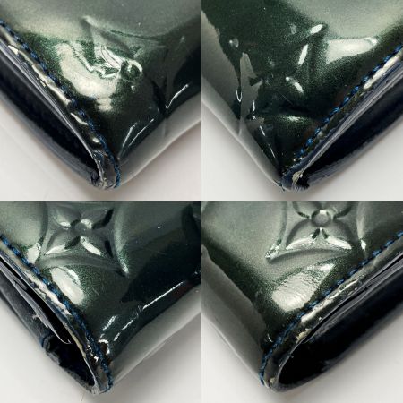  LOUIS VUITTON ルイヴィトン ヴェルニ ポルトフォイユ・サラ ブルーニュイ 長財布 レディース ゴールド金具