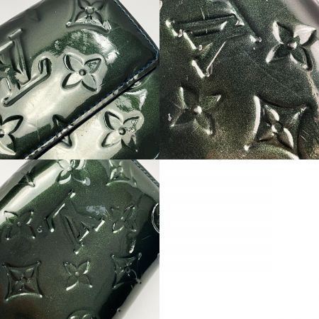  LOUIS VUITTON ルイヴィトン ヴェルニ ポルトフォイユ・サラ ブルーニュイ 長財布 レディース ゴールド金具