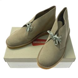☆☆ CLARKS クラークス デザートブーツ サンド US 9 1/2 メンズ 箱付き 31695 ベージュ Bランク