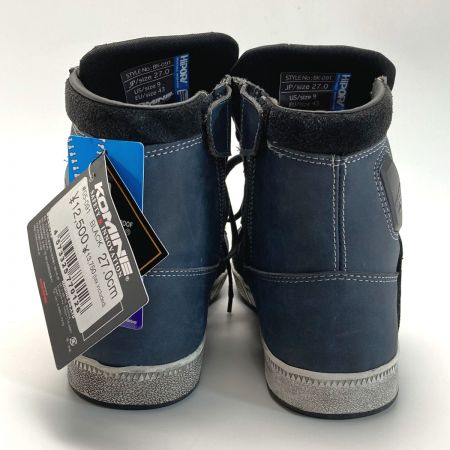  KOMINE ウォータープルーフマイクロファイバーライディングスニーカー 05-091 ネイビー SIZE 27cm メンズ