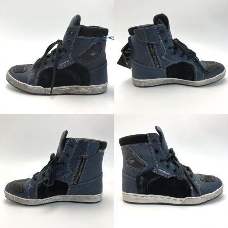  KOMINE ウォータープルーフマイクロファイバーライディングスニーカー 05-091 ネイビー SIZE 27cm メンズ