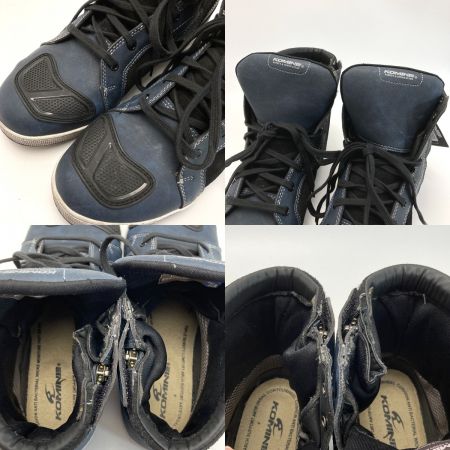  KOMINE ウォータープルーフマイクロファイバーライディングスニーカー 05-091 ネイビー SIZE 27cm メンズ