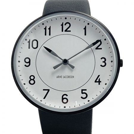  ARNE JACOBSEN ステーション 1902-1971 ホワイト クォーツ レディース 腕時計