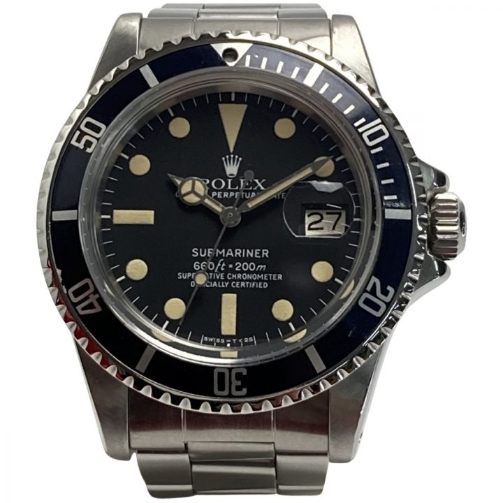 ROLEX ロレックス サブマリーナ デイト 1680 ブラック 自動巻き メンズ 腕時計｜中古｜なんでもリサイクルビッグバン