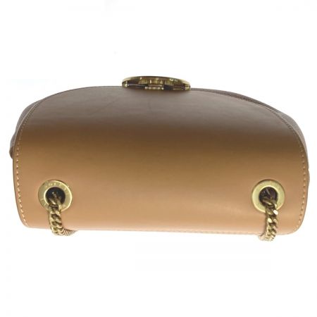  POLE'NE チェーンショルダーバッグ Numero un mini カーフレザー ブラウン