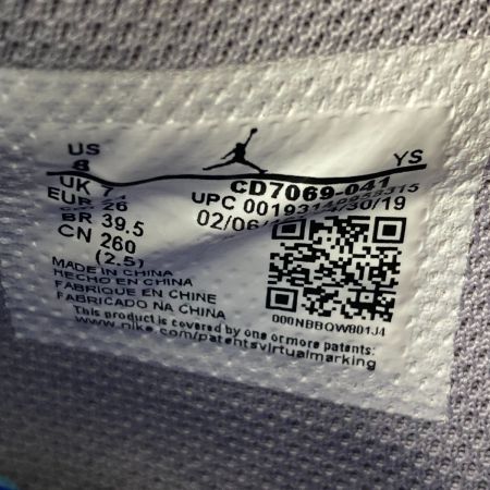  NIKE ナイキ AIR JORDAN LEGACY 312 LOW スニーカー CD7069-041 ブルー×ブラック SIZE 26cm メンズ