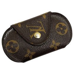 ☆☆ LOUIS VUITTON ルイヴィトン モノグラム ミュルティクレ・ロンPM M60115 ブラウン キーケース 4連 ユニセックス Bランク