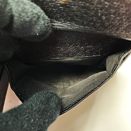  GUCCI グッチ アニマリエ ビー 522915 ブラック 2つ折り財布 メンズ ゴールド金具