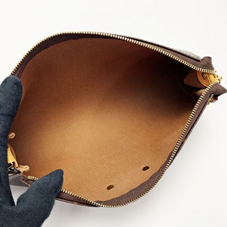  LOUIS VUITTON ルイヴィトン モノグラム エヴァ M95567 ブラウン ショルダーバッグ レディース ゴールド金具