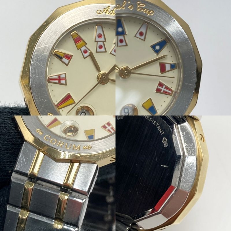 中古】 CORUM コルム アドミラルズカップ デイト 39.610.21 V-52 ...