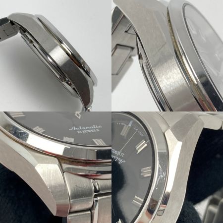  SEIKO セイコー メカニカル 裏スケ SARB021 ブラック 自動巻き メンズ 腕時計 箱・取説有 Mechanical