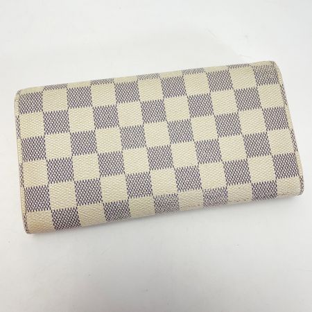  LOUIS VUITTON ルイヴィトン ダミエ・アズール ポルトフォイユ サラ N61735 レディース レザー 長財布