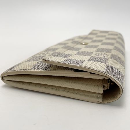  LOUIS VUITTON ルイヴィトン ダミエ・アズール ポルトフォイユ サラ N61735 レディース レザー 長財布