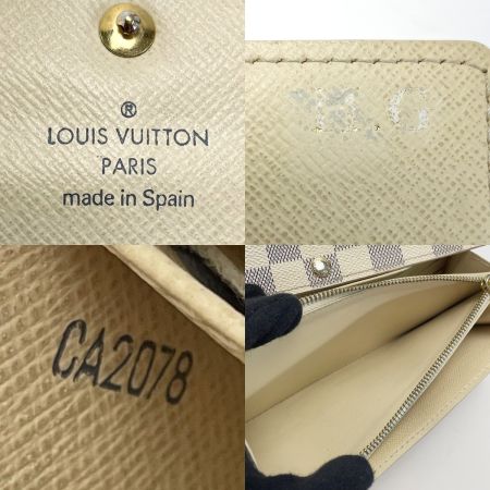  LOUIS VUITTON ルイヴィトン ダミエ・アズール ポルトフォイユ サラ N61735 レディース レザー 長財布