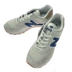 ☆☆ NEW BALANCE ニュー・バランス スニーカー SIZE 27.5cm メンズ ML574LGI ライトグレー Aランク